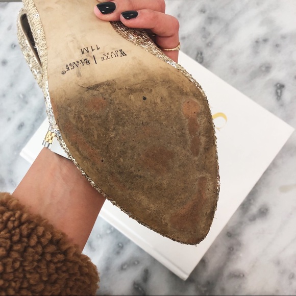 Gold Sequin Adie Heels - Picture 5 of 5